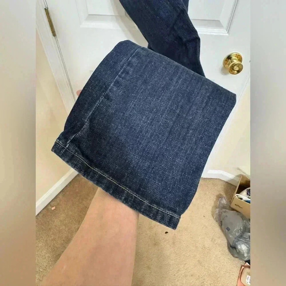 CAbi Baby Bootcut Jeans Style 967R Womens Size 4 Dark Wash Denim - Picture 2 of 12